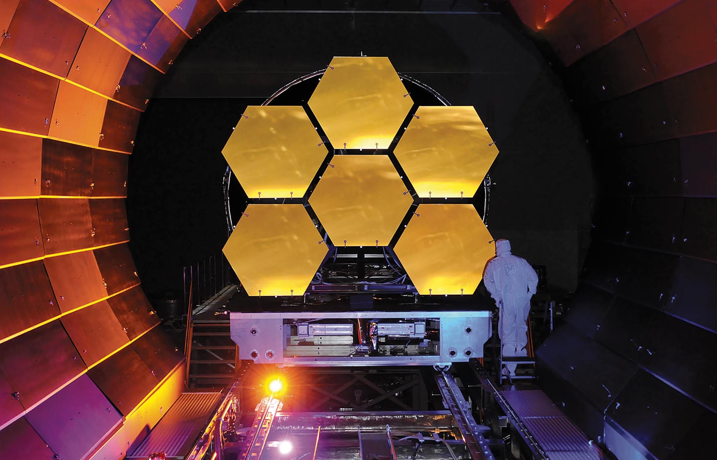 Image of Webb Telescope up close