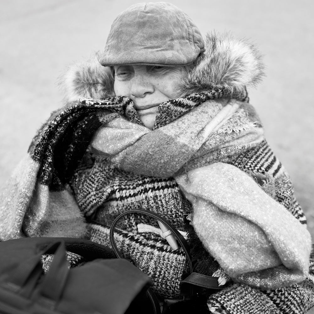 Image of elderly Ukrainian person