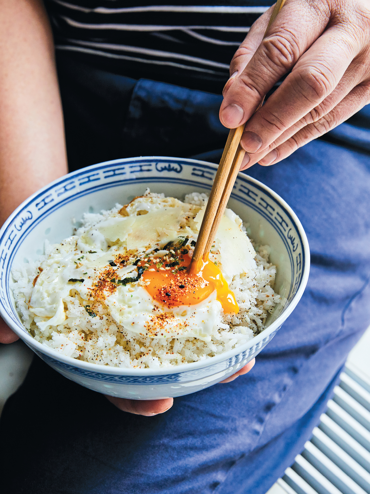 Image of Cacio E Pepe rice in a bowl