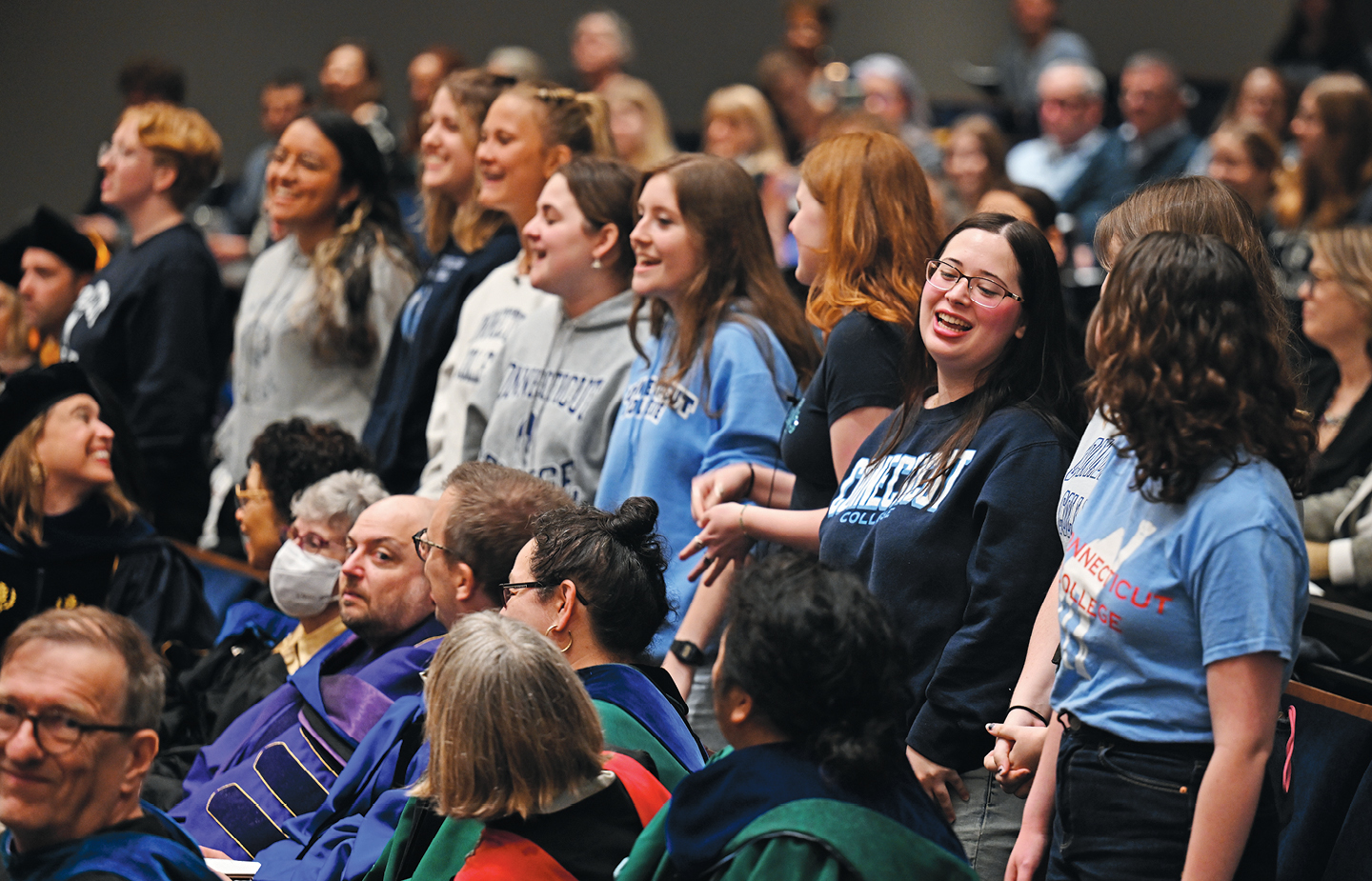 Image of pop-up singers at Inauguration