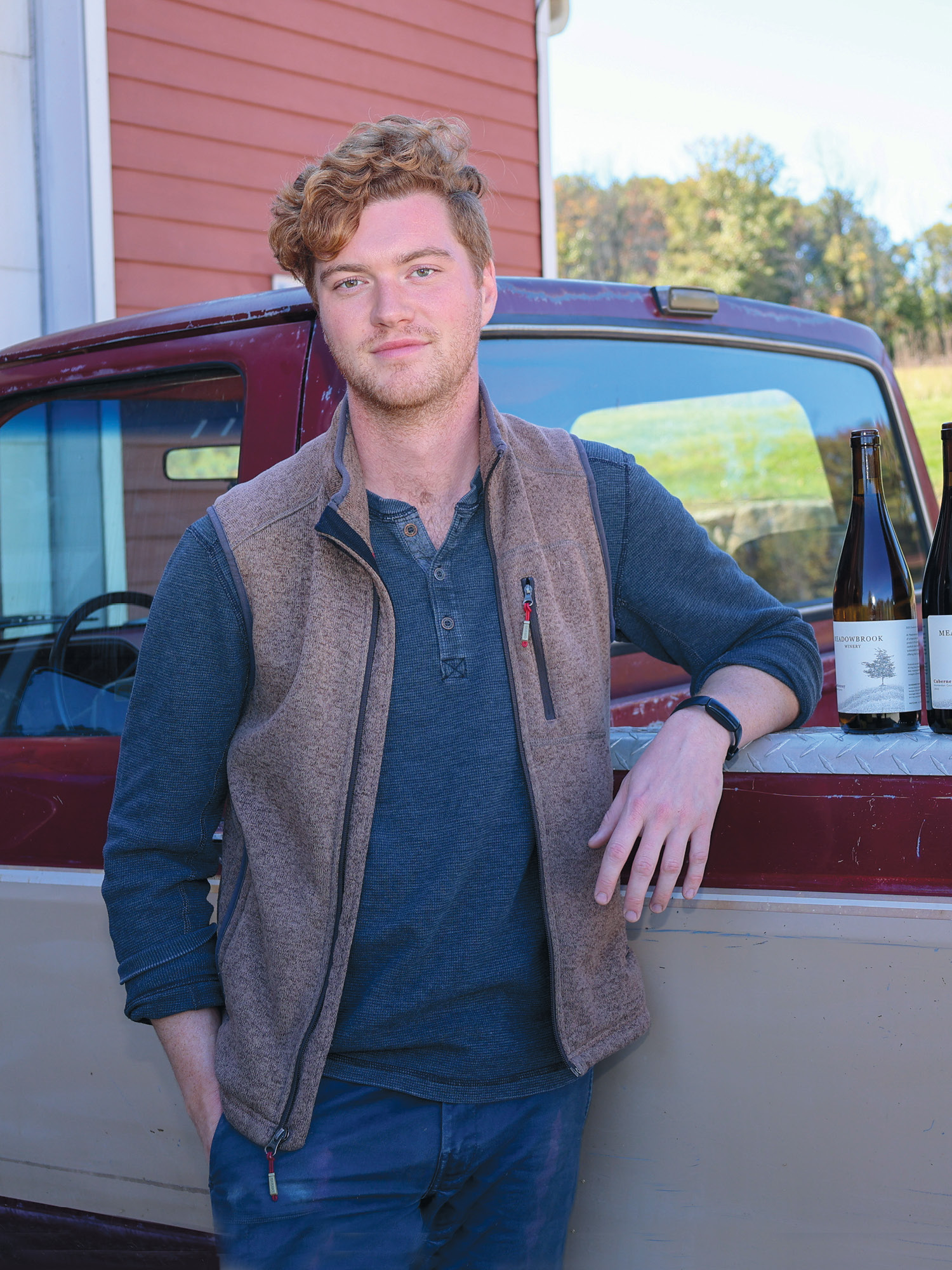 Image of Conor Quilty ’15 General Manager and Winemaker at Meadowbrook Winery Oldwick, New Jersey