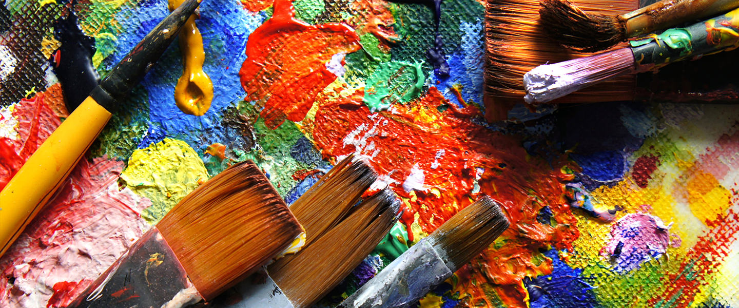 Tools used for painting art