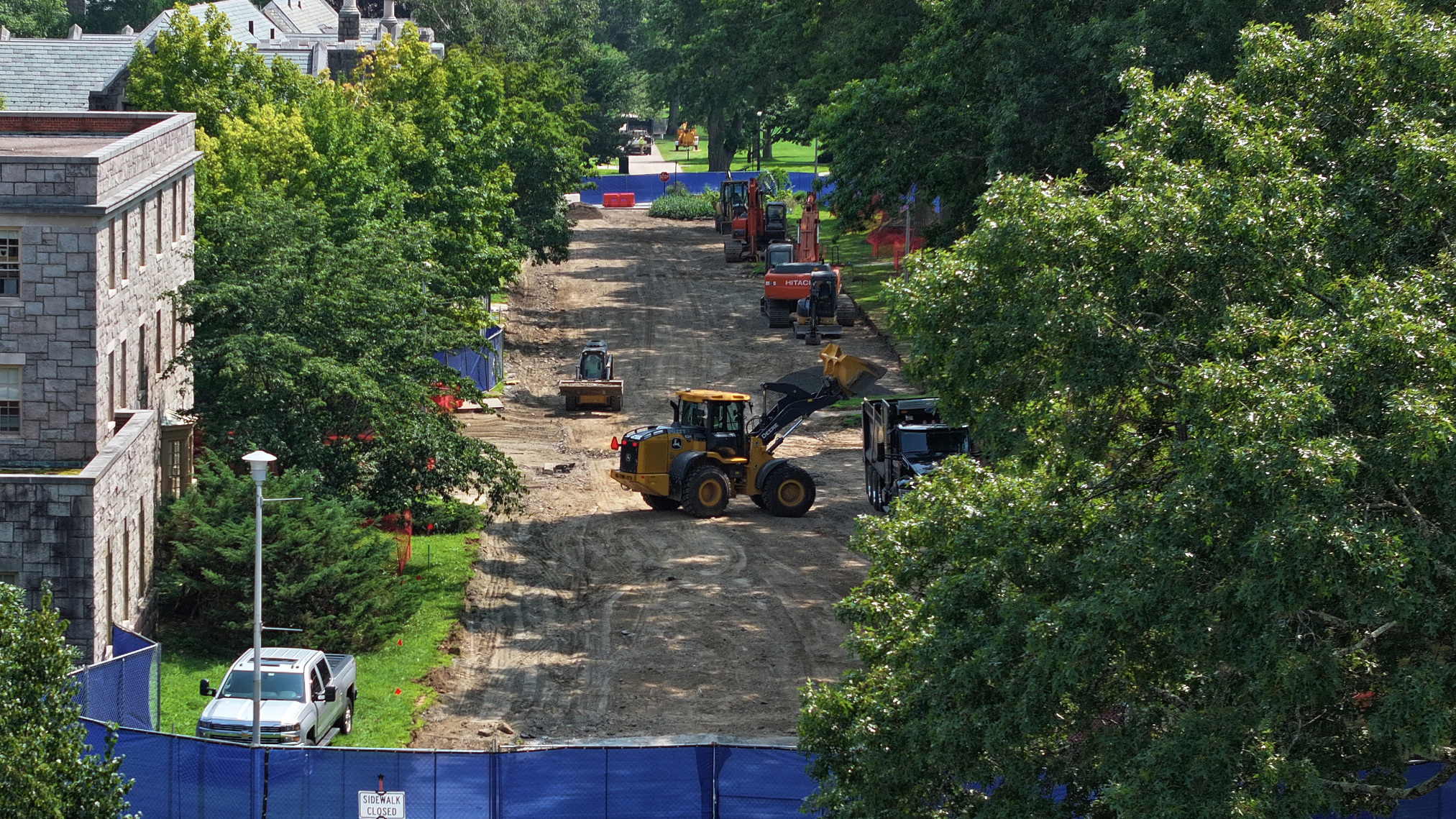 Cro Boulevard Construction Aerial