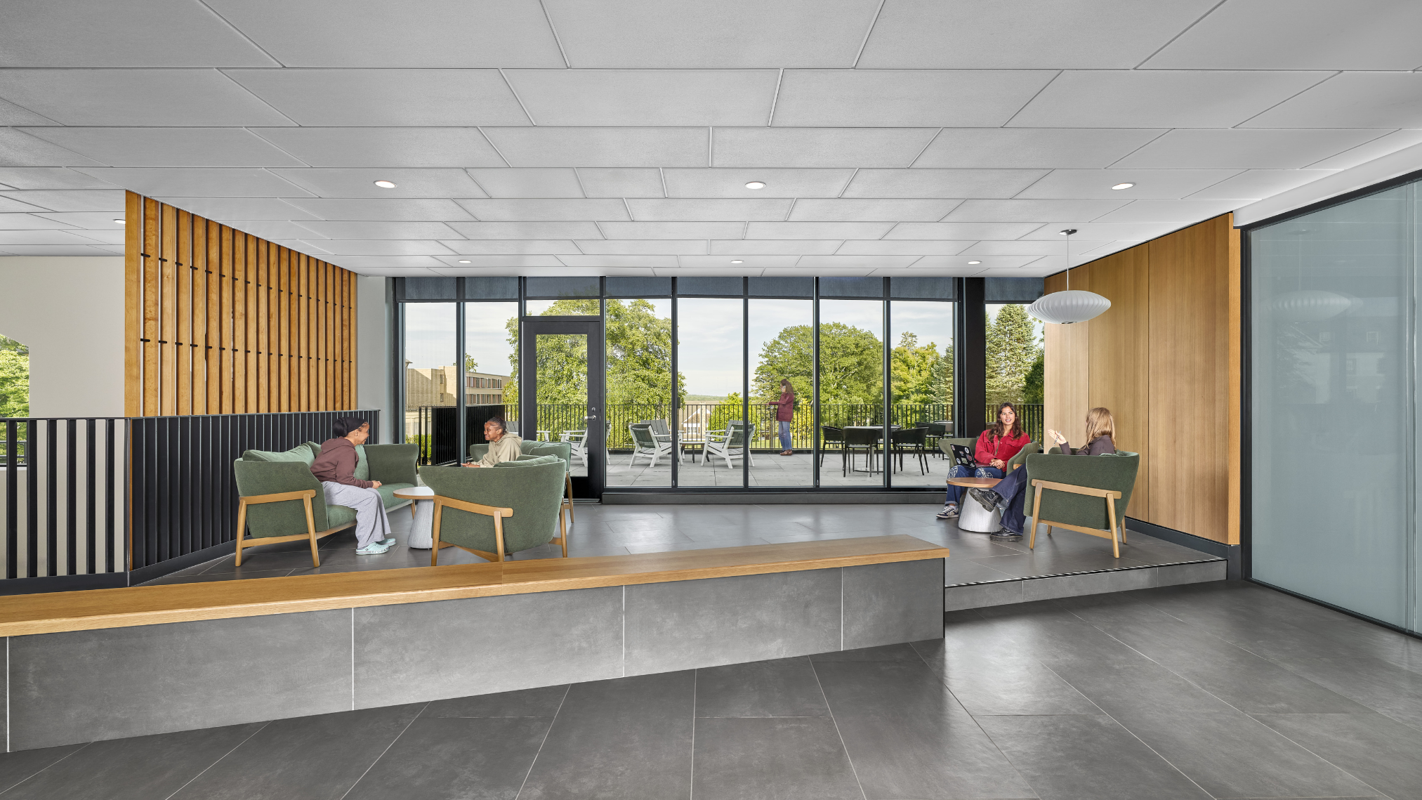 Patio View at Cro 2nd Floor lobby