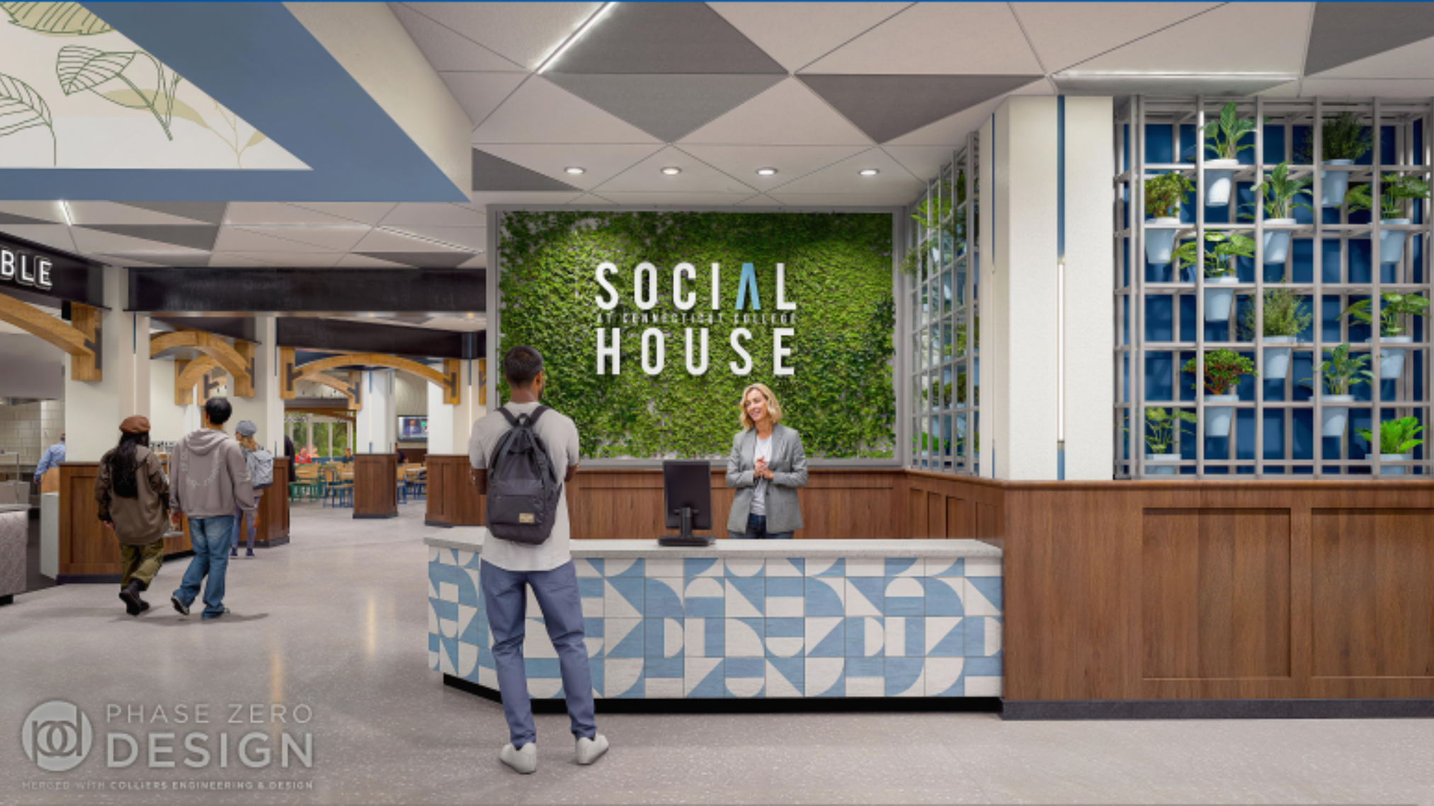 Conceptual design of Harris Refectory Dining Hall