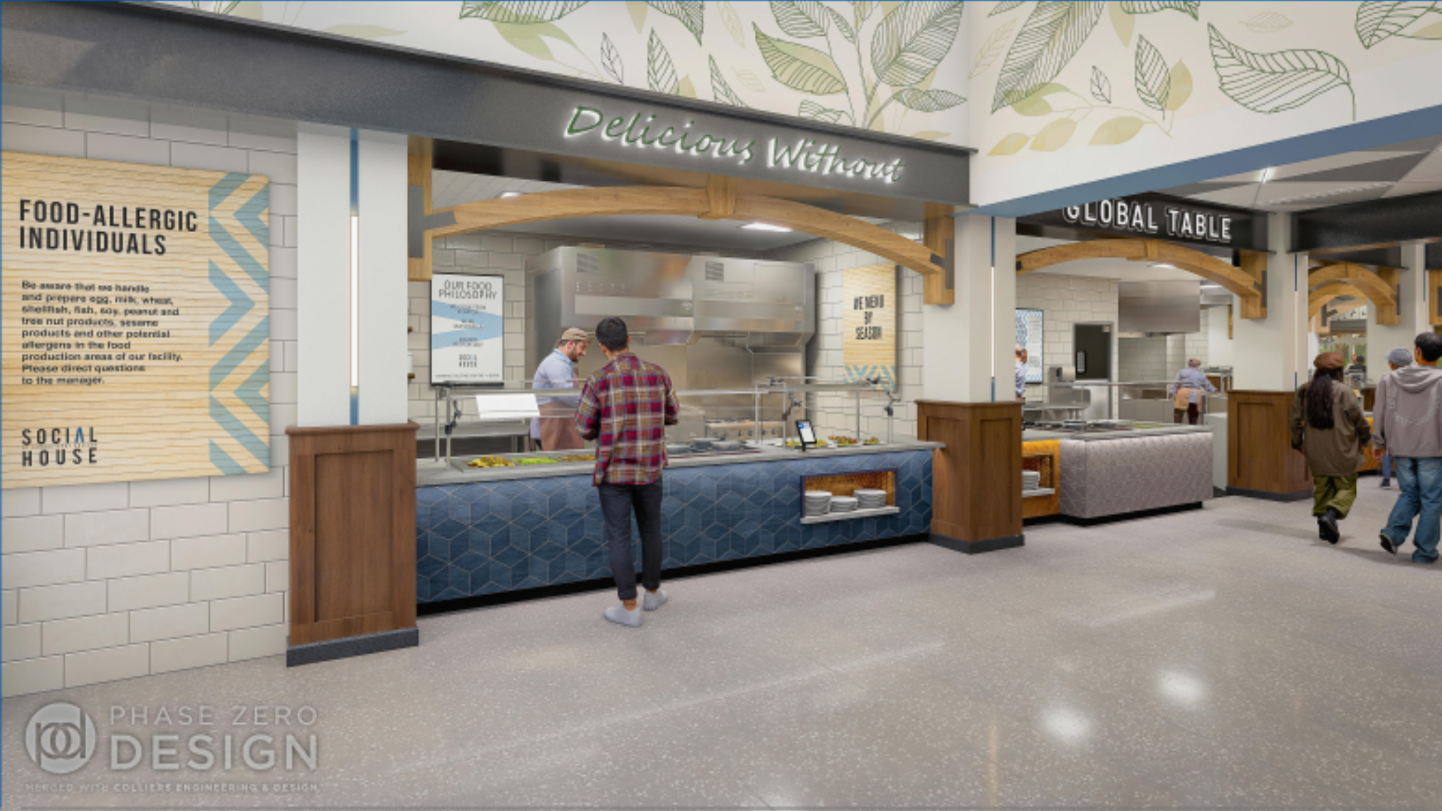 Conceptual design of Harris Refectory Dining Hall