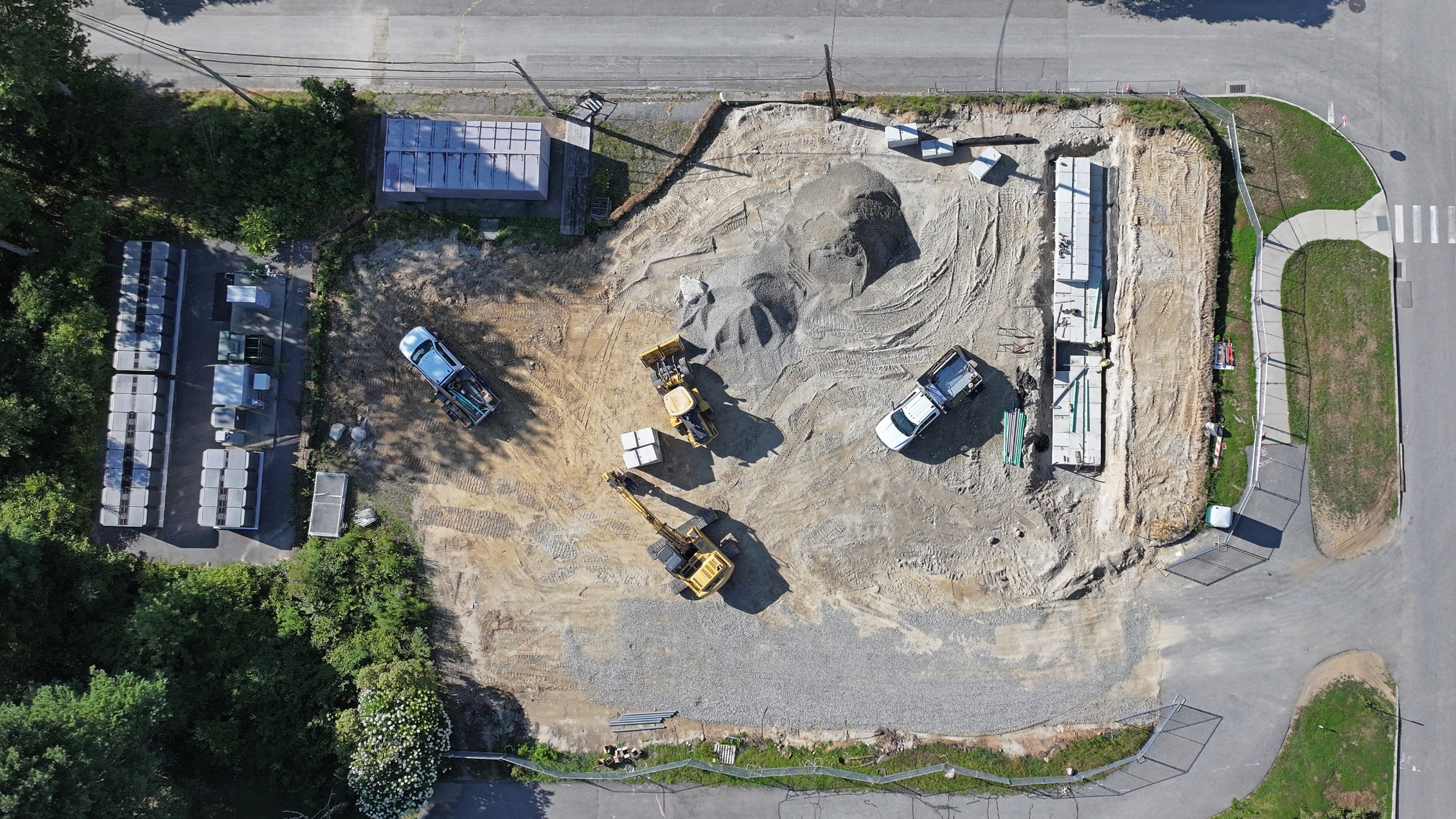 Aerial view of Switchgear Replacement