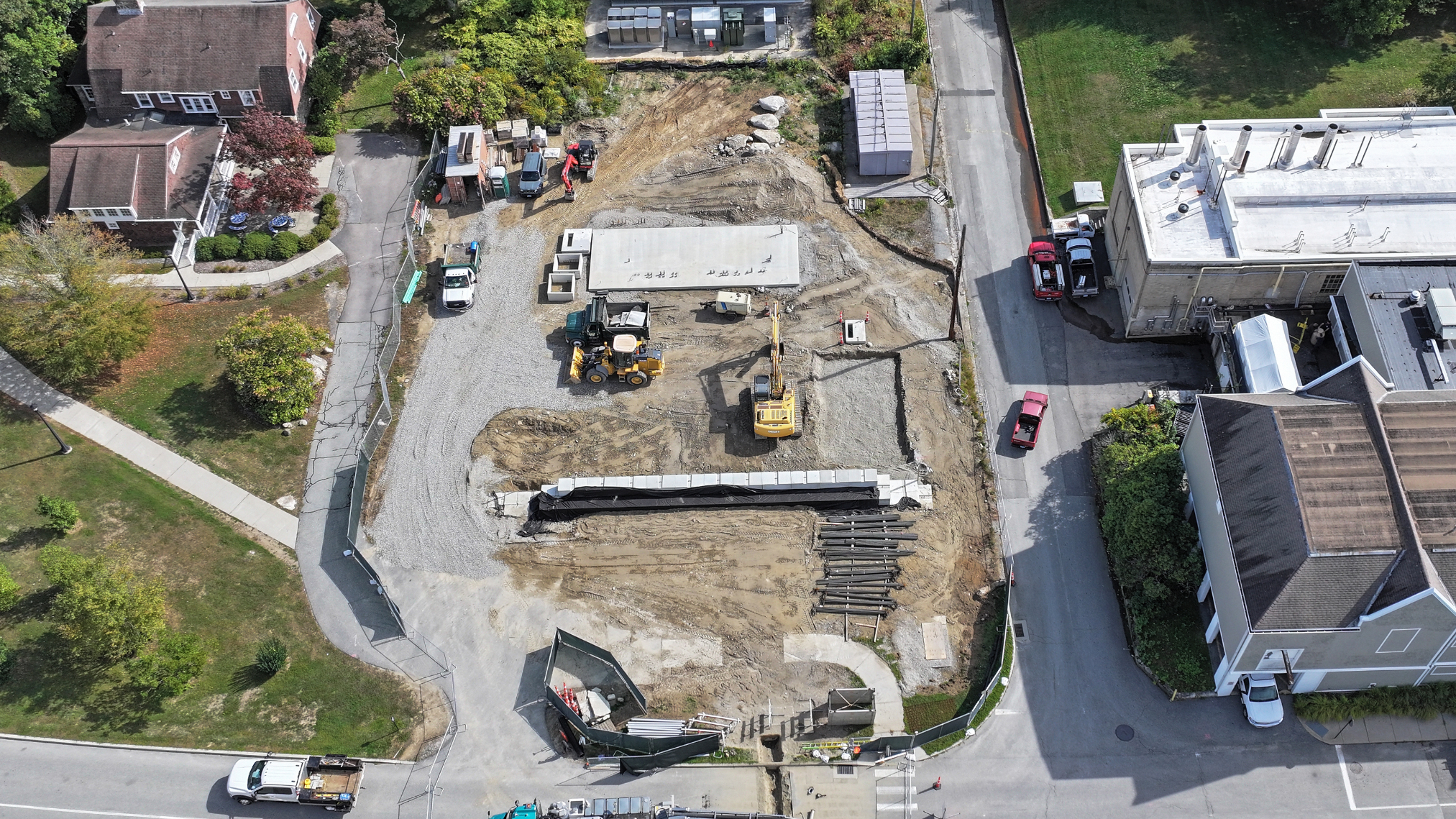 Aerial view of Switchgear Replacement