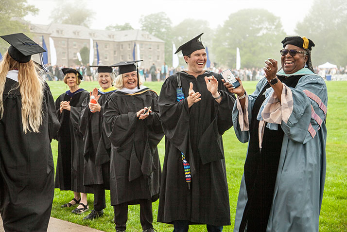 Students, faculty and staff celebrate at Commencement 2018