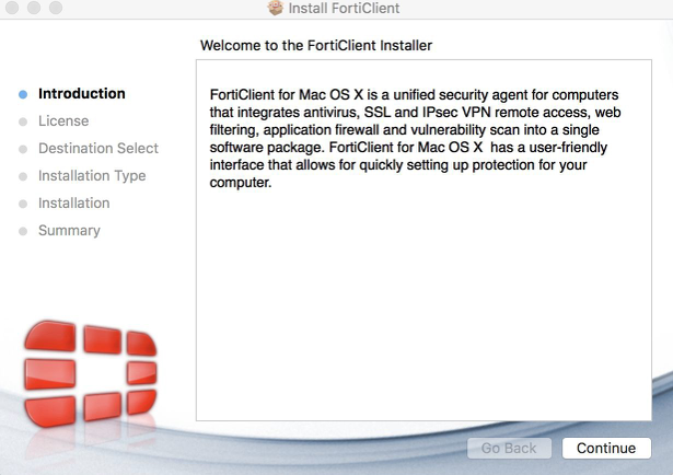 Fortinet Installation for Mac image 4