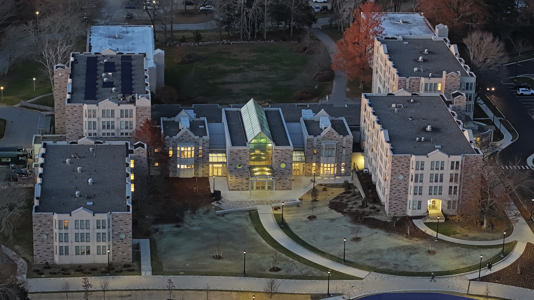 Aerial view of Crozier-Plex connector construction