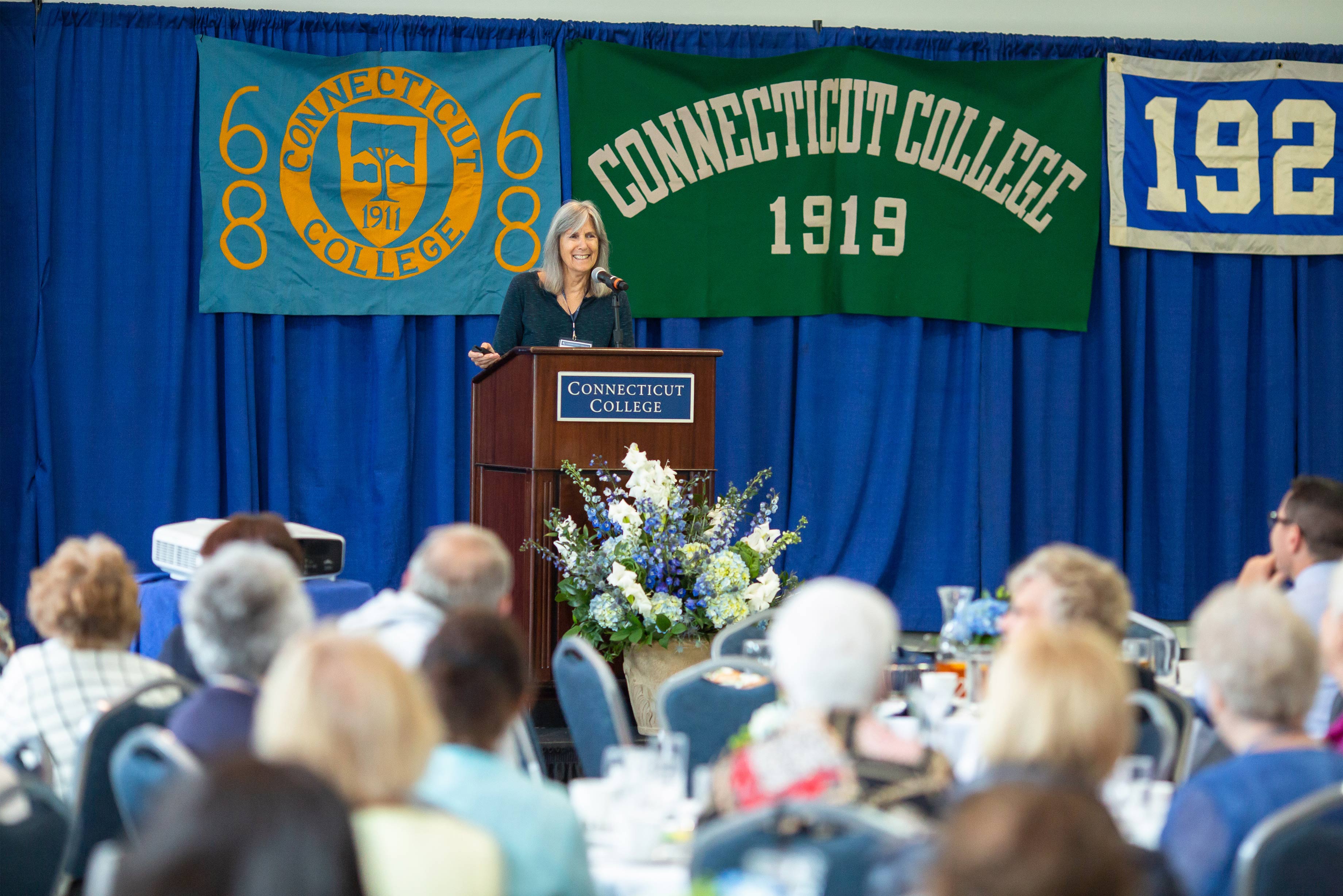 Alum speaks at Sykes Luncheon at 2018 Reunion