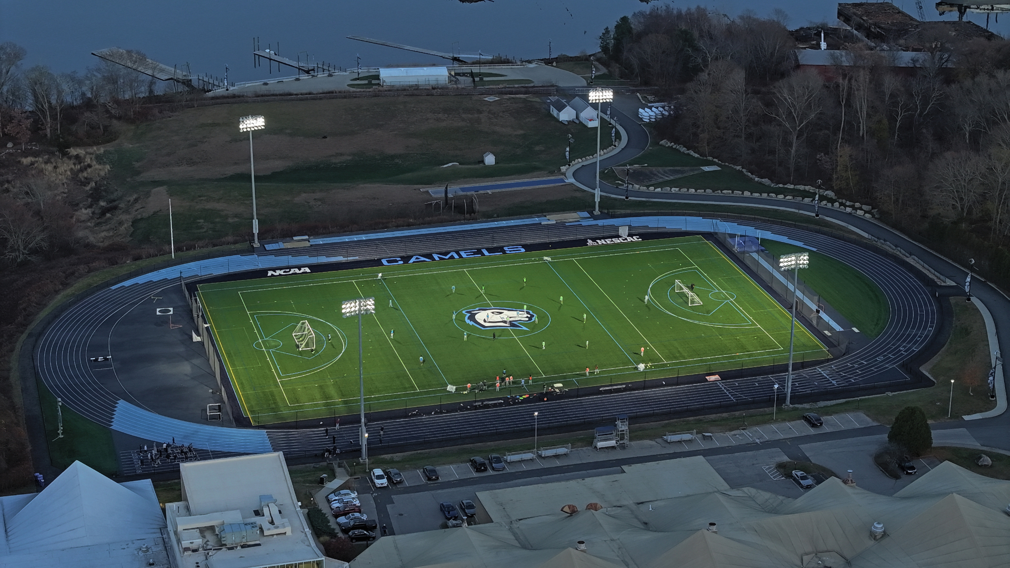 Aerial view of Silfen Field