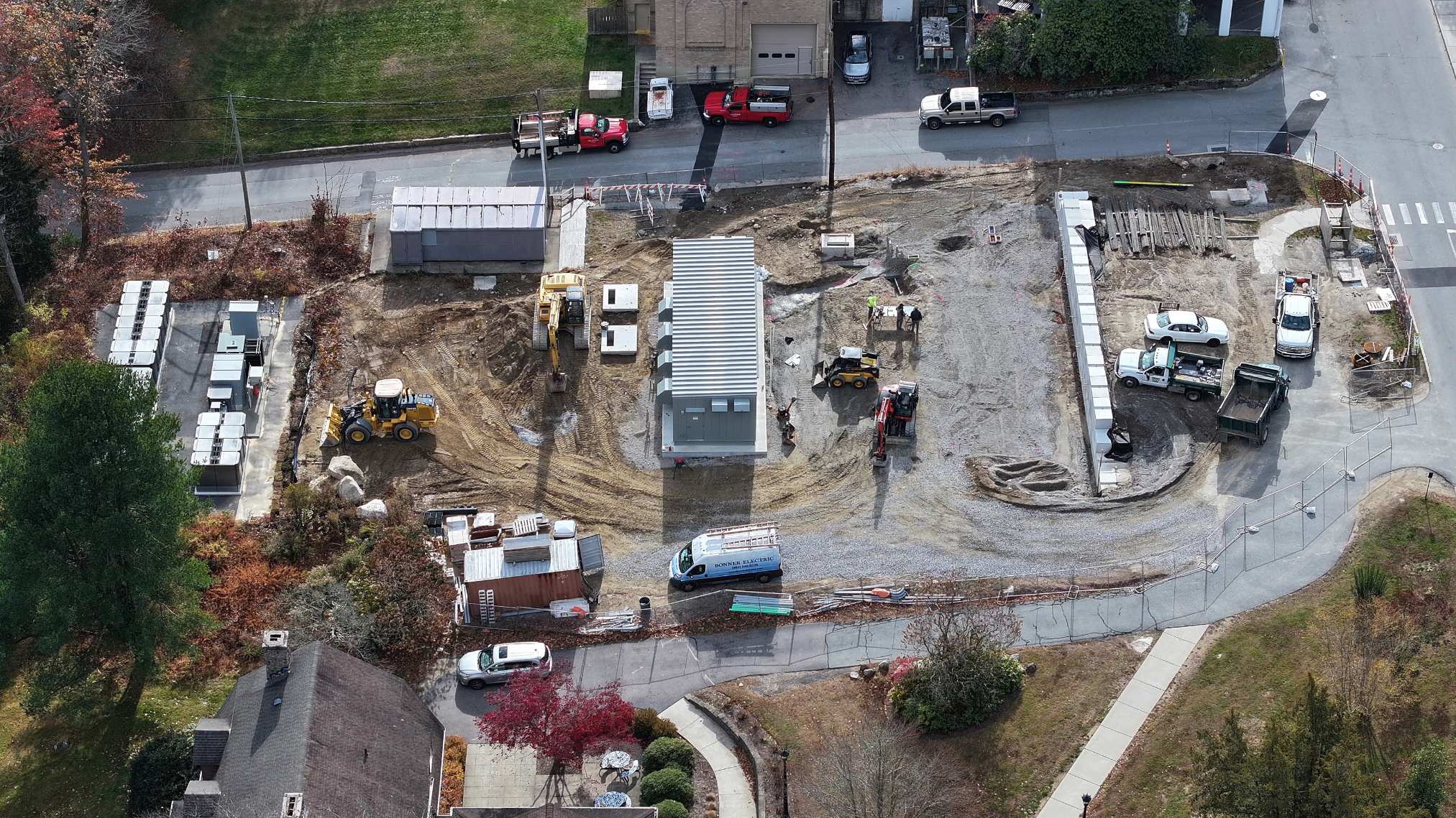 Aerial view of Switchgear Replacement