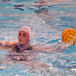 Kate Jacobson '15, an All-American and captain of the women's water polo team, is one of 69 scholar-athletes named to the NESCAC Spring All-Academic Team. 