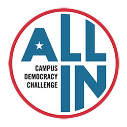The logo for the All In Campus Challenge