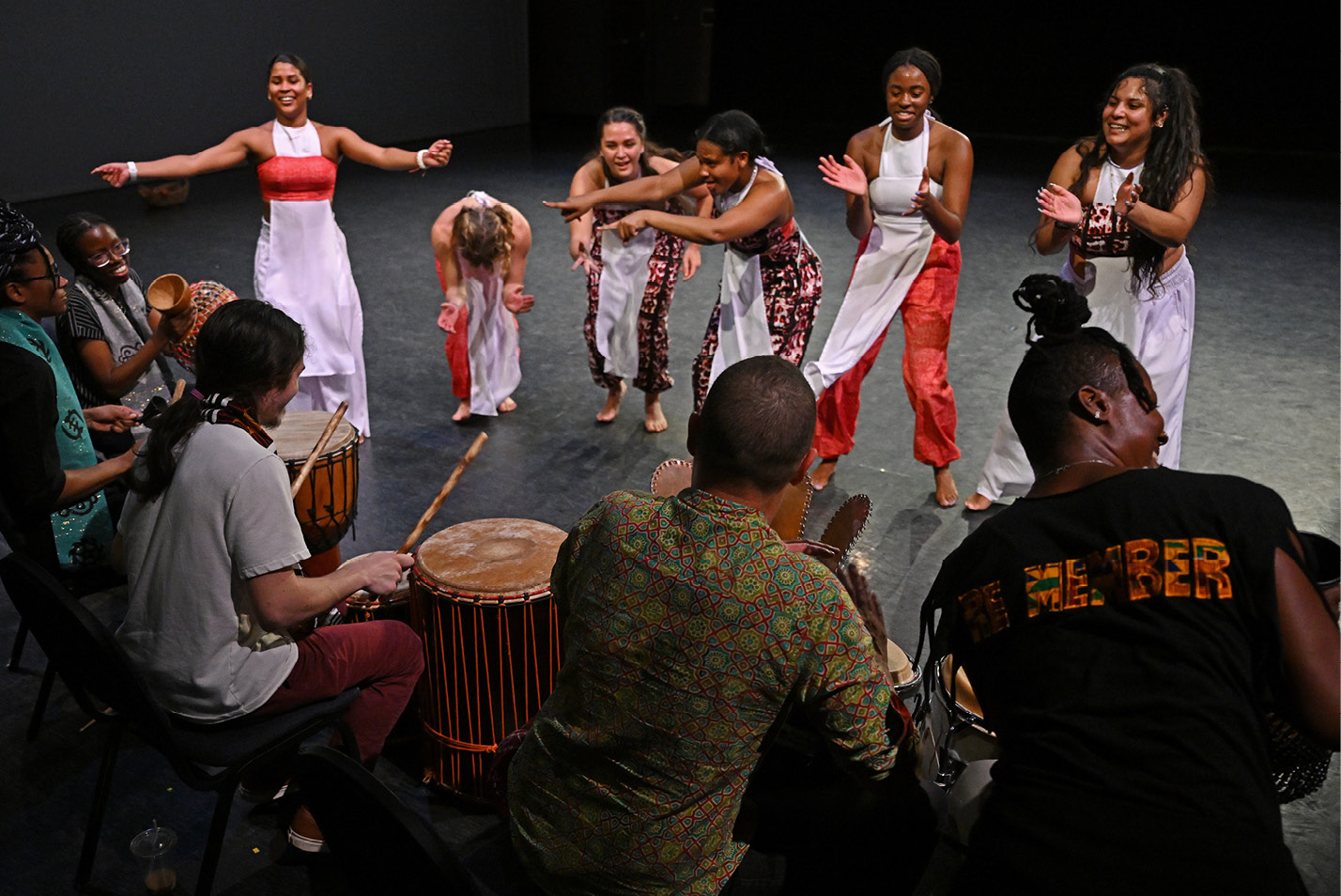 Conn's Department of Dance and Department of Africana Studies’ Ghana TRIP Course presents an Afternoon of West African Dance.