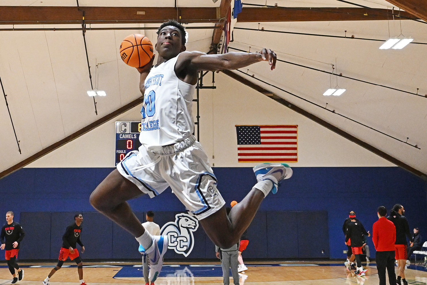 Player jumping before game