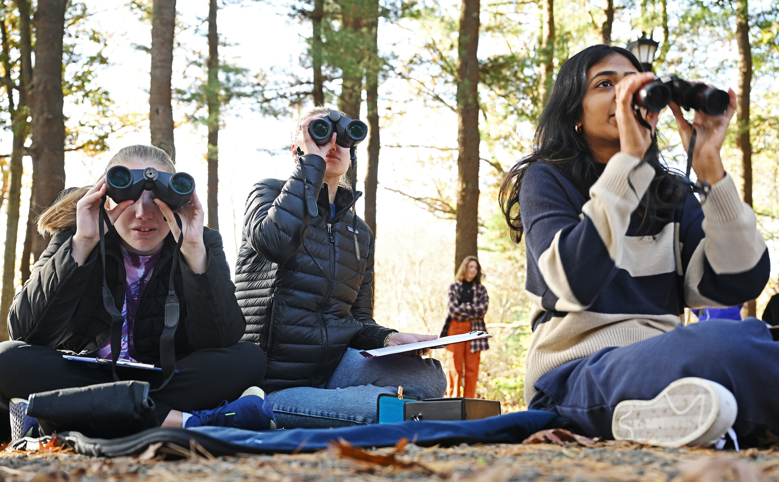 Students Watching Birds