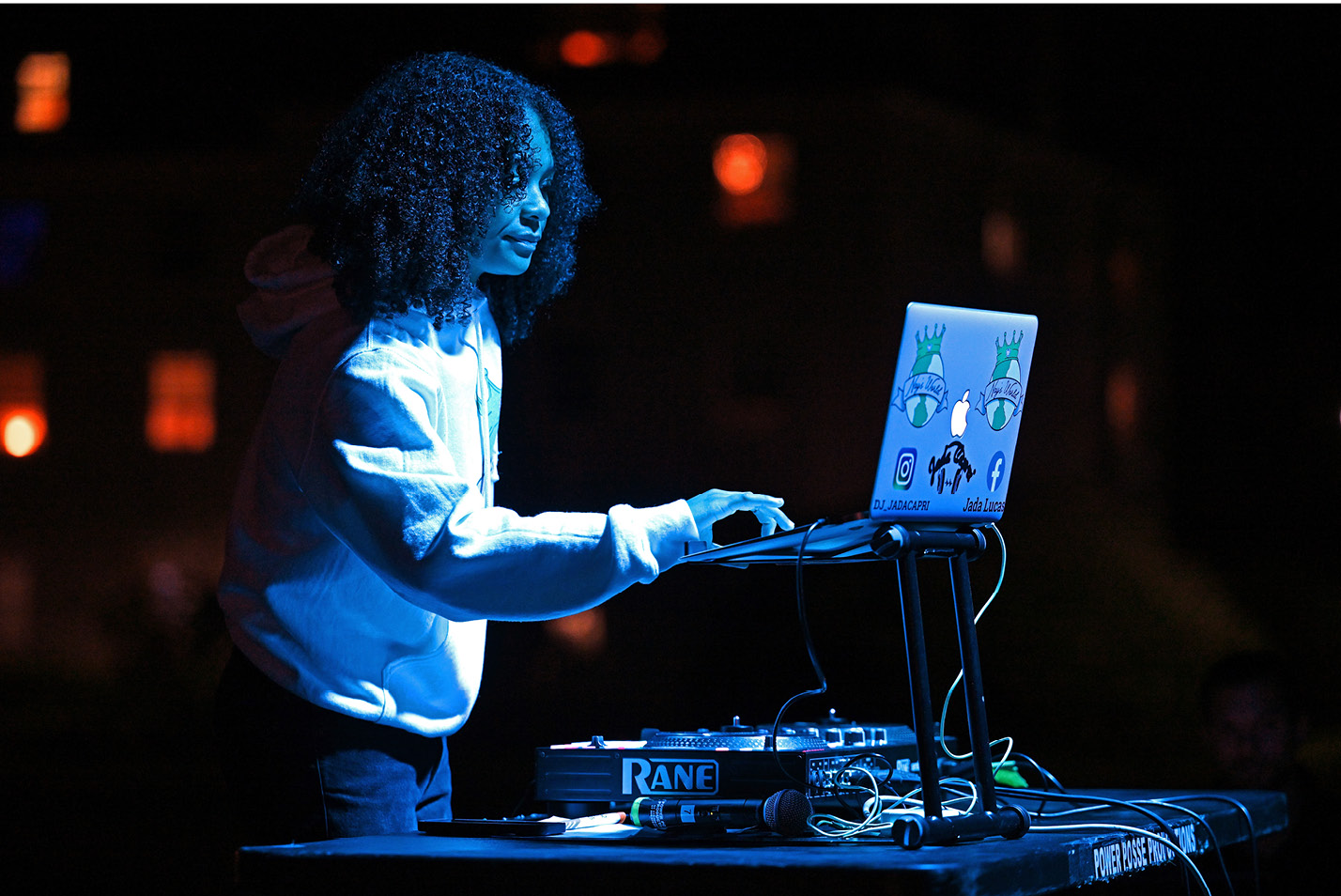 Students dance at Fall carnival