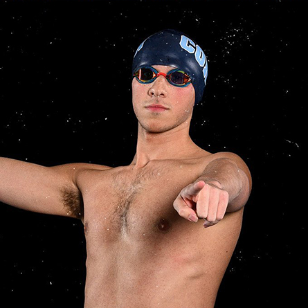 Justin Finkel ’25 named NESCAC Swimmer of the Year for second consecutive year 