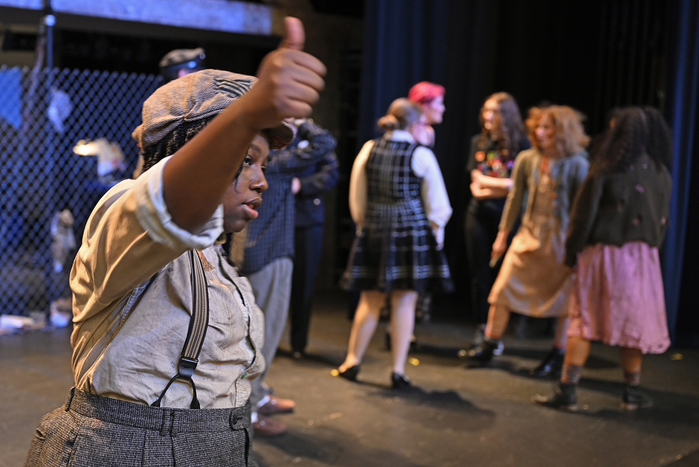 actor gives thumbs up