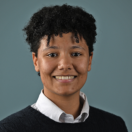 A portrait of Allie Cook '28.