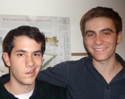 Blog authors Noam Waksman '15, left, and Hani Azzam. 