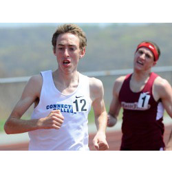Mike LeDuc '14 won the 5,000 meters at the 2013 New England Division III Track and Field Championship.