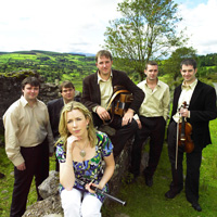 Danu Traditional Irish Ensemble. Photo by Colm Henry.