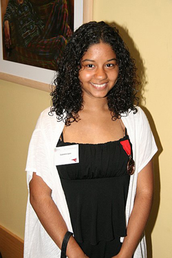 Gabriela Lopez '15 at the 2011 Whitney M. Young Jr. Scholarship reception. Photo by Kevin Coles.
