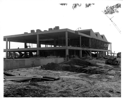 Cummings Arts Center under construction.