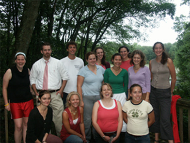 Members of the Goodwin-Niering Center for the Environment Class of 2005.
