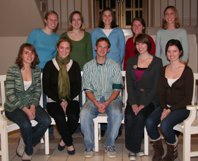 Members of the Goodwin-Niering Center for the Environment Class of 2008.