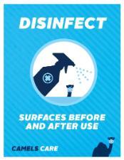 Disinfect Sign