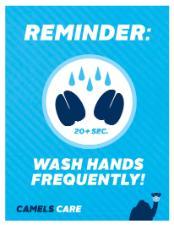 Reminder Wash Hands Sign